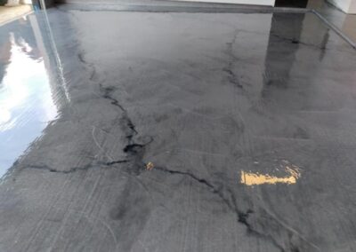 Gun Metal Liquid Marble Metallic