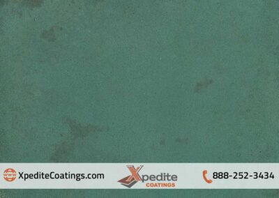 Aquamarine residential stained concrete floors.