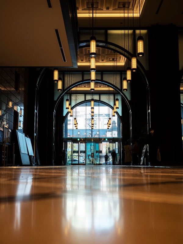 Benefits of non-slip concrete coatings hotel lobby.