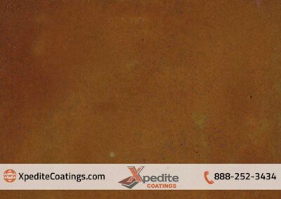 Bronze residential stained concrete floors.