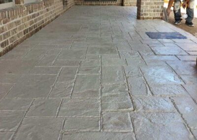 Ashlar Slate Stamped Concrete